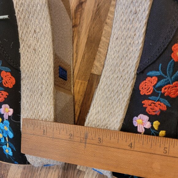 Keds x Rifle Paper Co. Triple Kick Wildwood Sneaker Black Floral - Picture 9 of 12